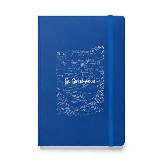 Ed Greenwood royal blue hardcover notebook